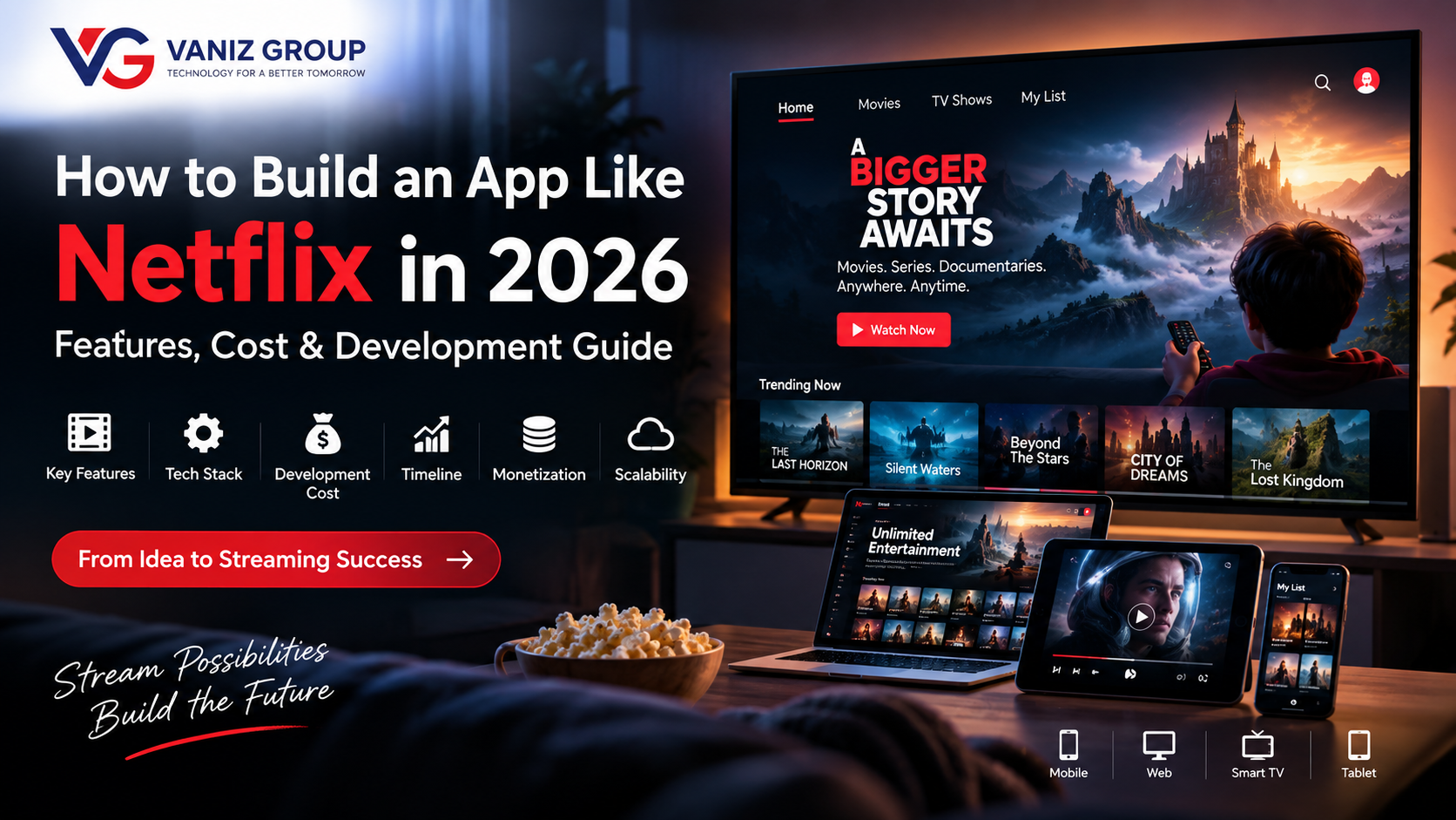 How to Build an App Like Netflix
